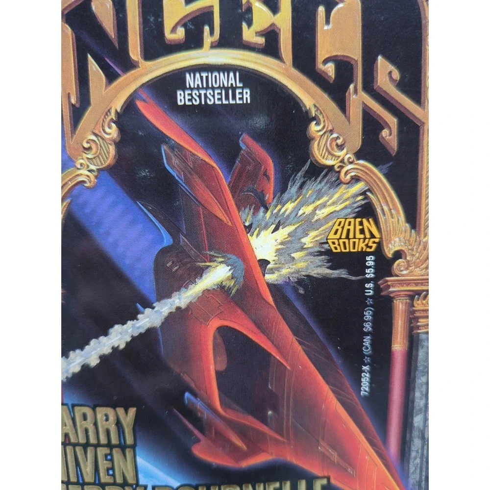 Fallen Angels Larry Niven Jerry Pournelle Baen Books 1st Printing 1991 VTG‎ PB